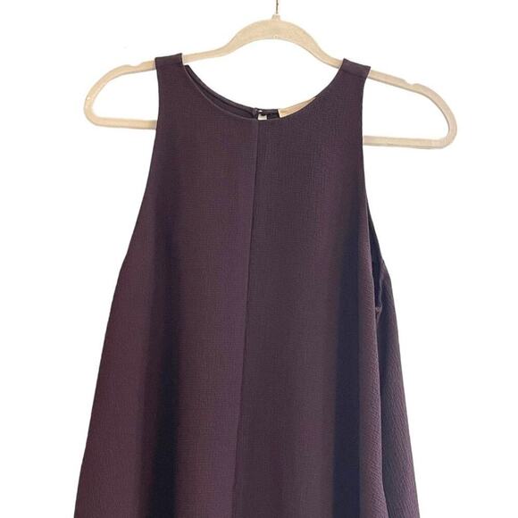 Aritzia Wilfred Le Fou Purple Crepe Trompette A-Line Swing Dress Size Small - Picture 5 of 10